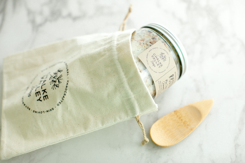 Large Canvas Bag + Wooden Spoon