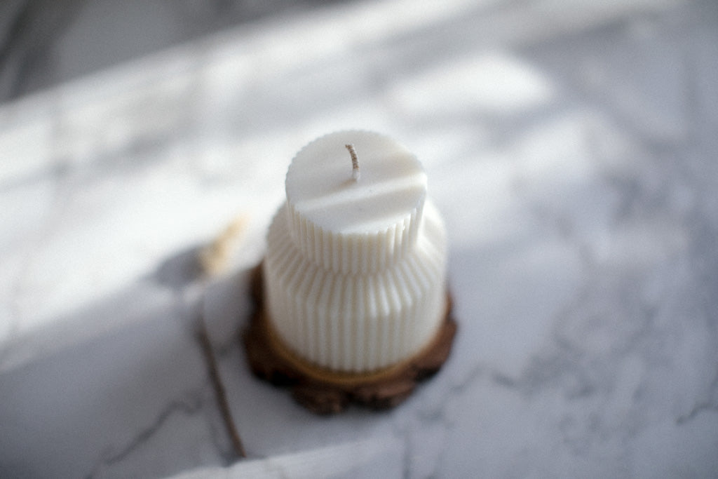 Yukon - Ribbed Pillar Candle