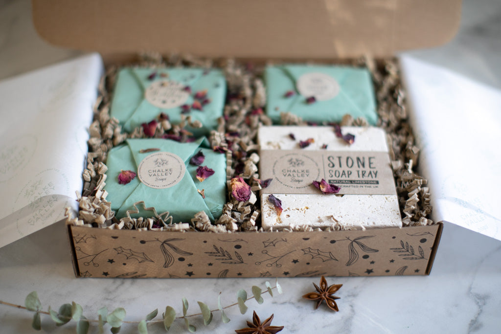 Chalke Valley Soaps Signature Christmas Hamper Box