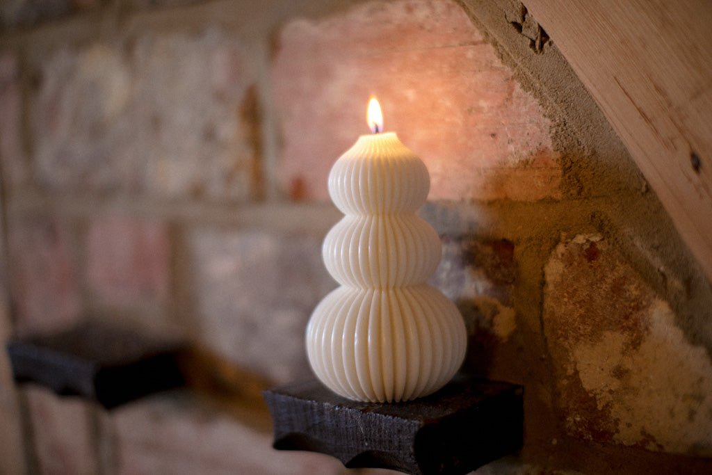 Bauble Tree - Natural Soy Wax Pillar Candle