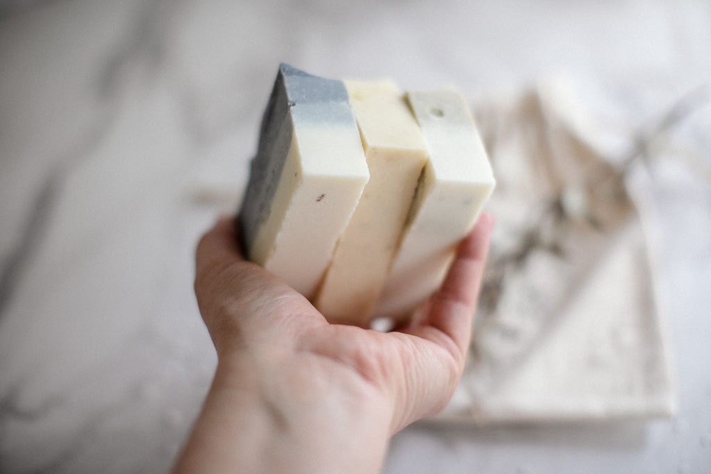 Salt Soap Trio + Cotton Bag