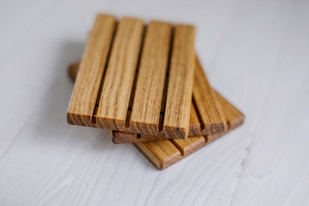 Handmade Wooden Soap Dish - Rectangle