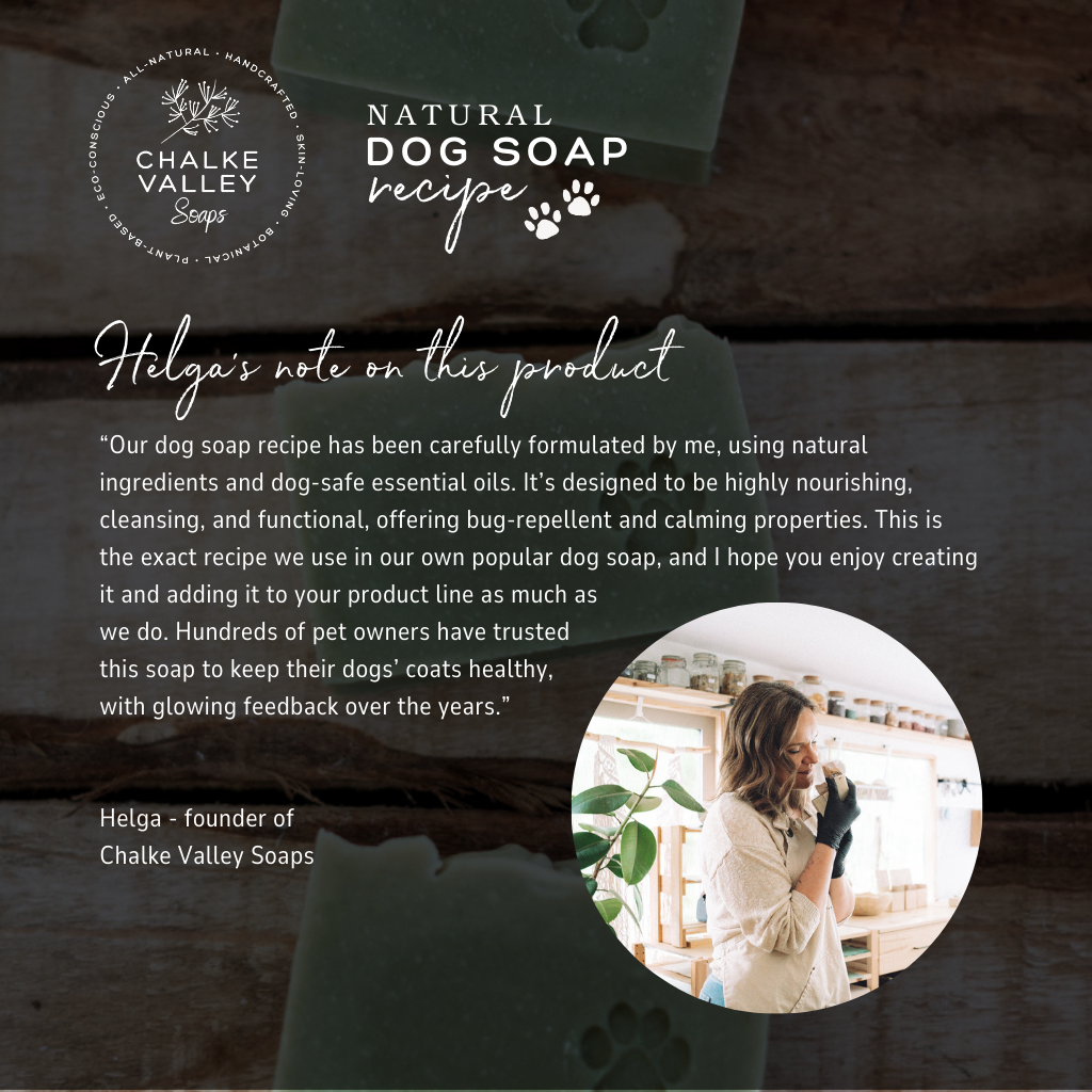 Natural Dog Soap Recipe - Effective / Functional / Safe