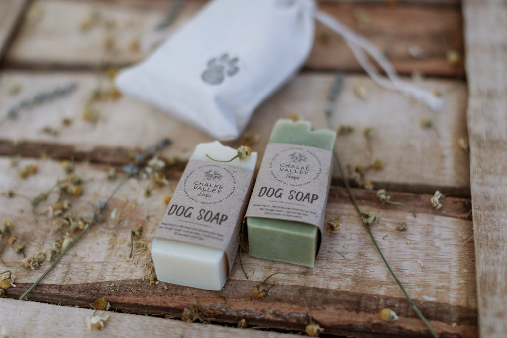 Dog Soap Duo in Canvas Pouch