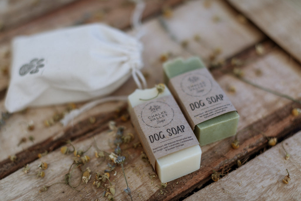 Dog Soap Duo in Canvas Pouch
