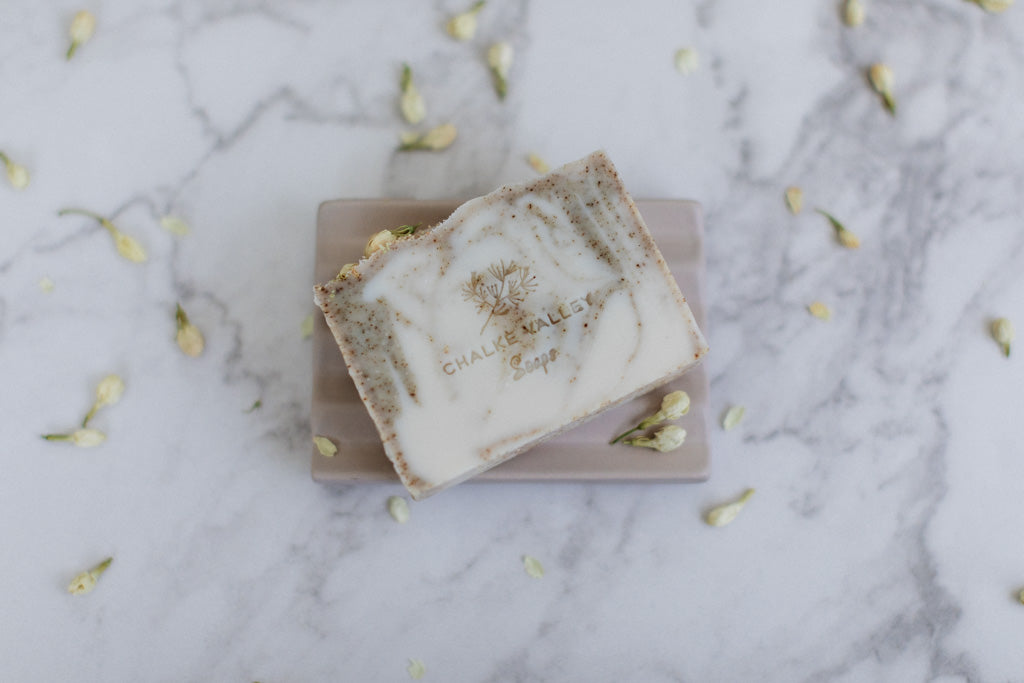 White Jasmine ▽ Botanical Soap Bar