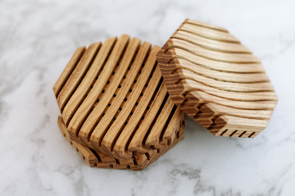 Wooden Soap Dish (Octagon)