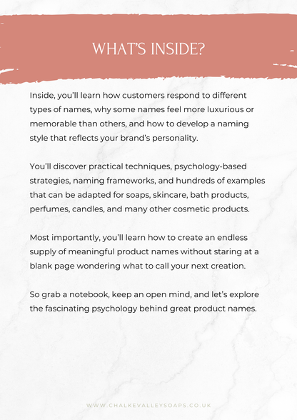 The Psychology of Product Naming