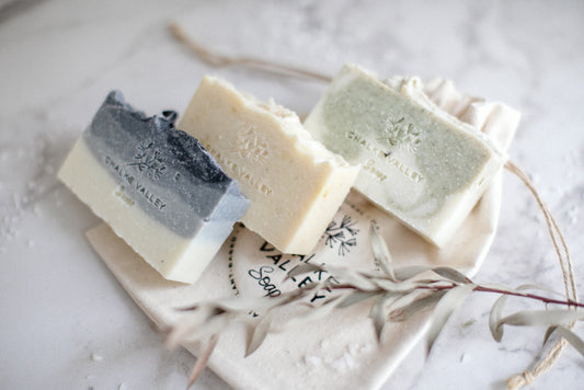 Salt Soap Trio + Cotton Bag