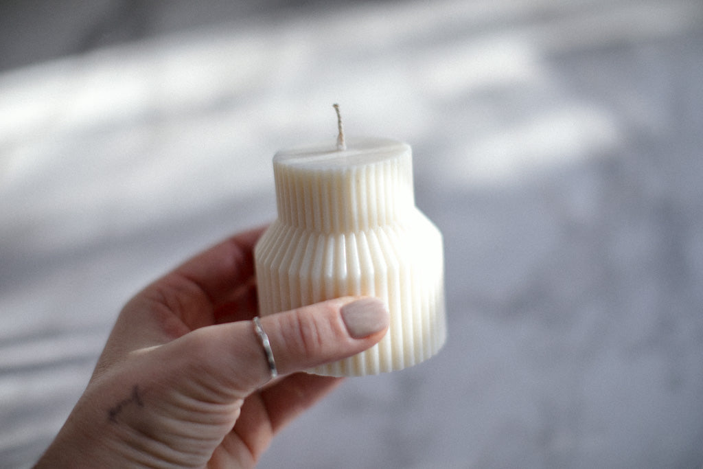 Yukon - Ribbed Pillar Candle