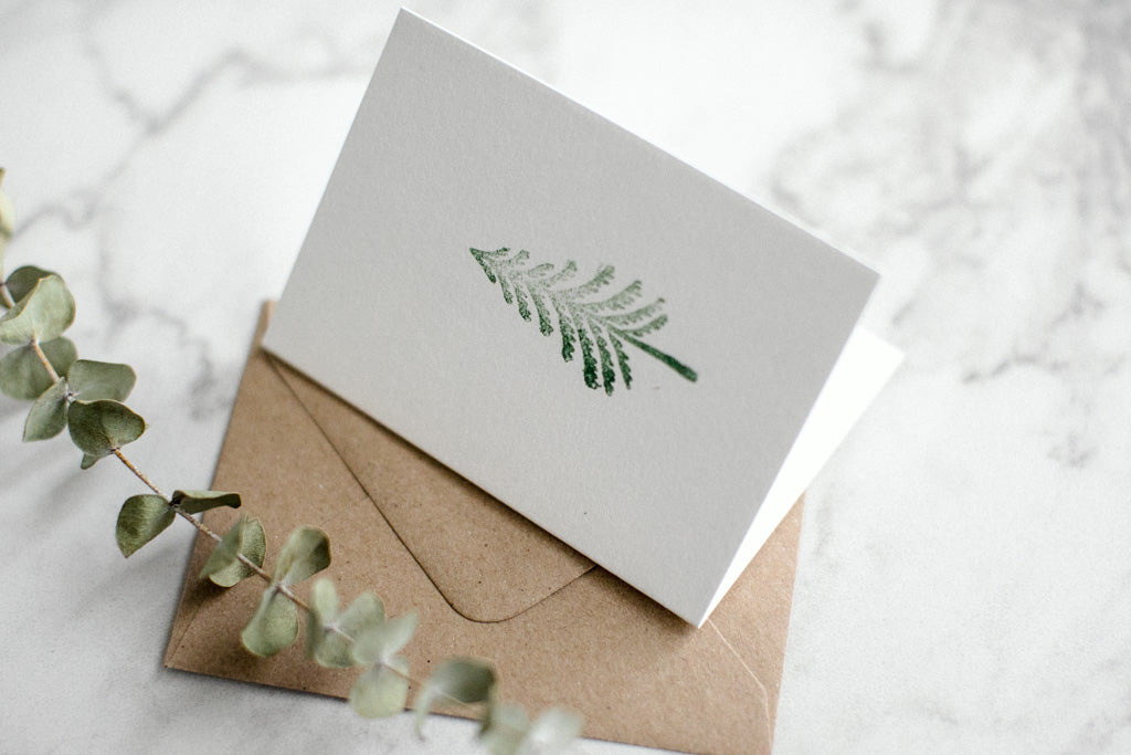Small Christmas Card - Pine Tree