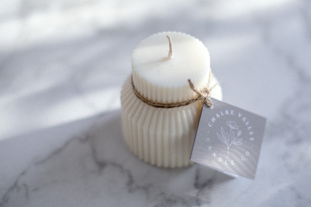 Yukon - Ribbed Pillar Candle