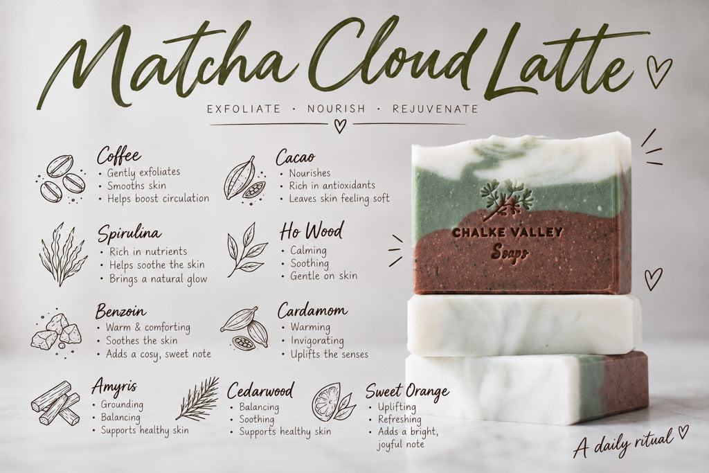 Matcha Cloud Latte - Botanical Soap Bar