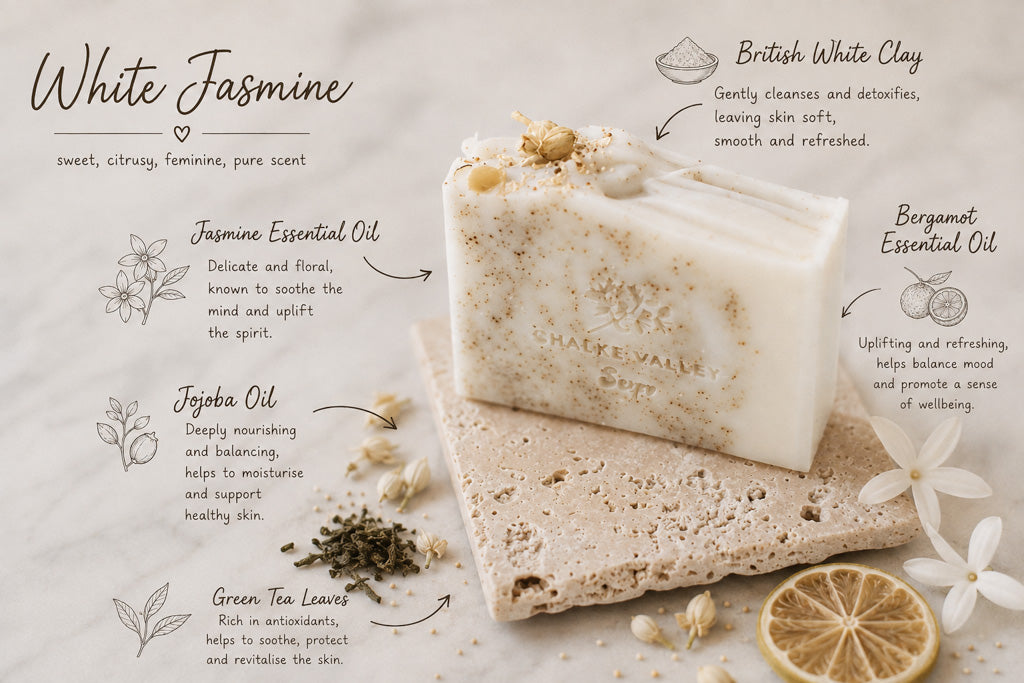 White Jasmine - Botanical Soap Bar