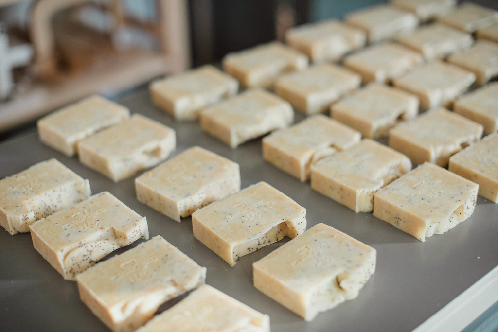 Citrus soap stamping