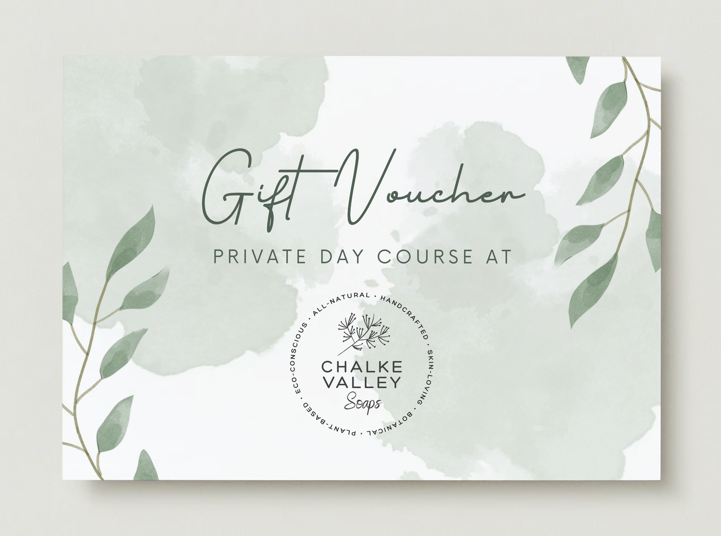 Private Course Gift Voucher