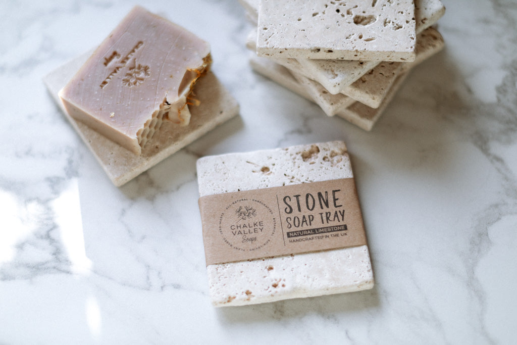 Natural Stone Tray for soap and candle