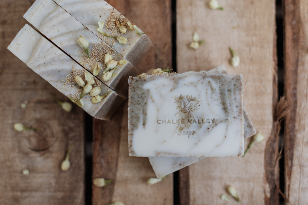 White Jasmine ▽ Botanical Soap Bar