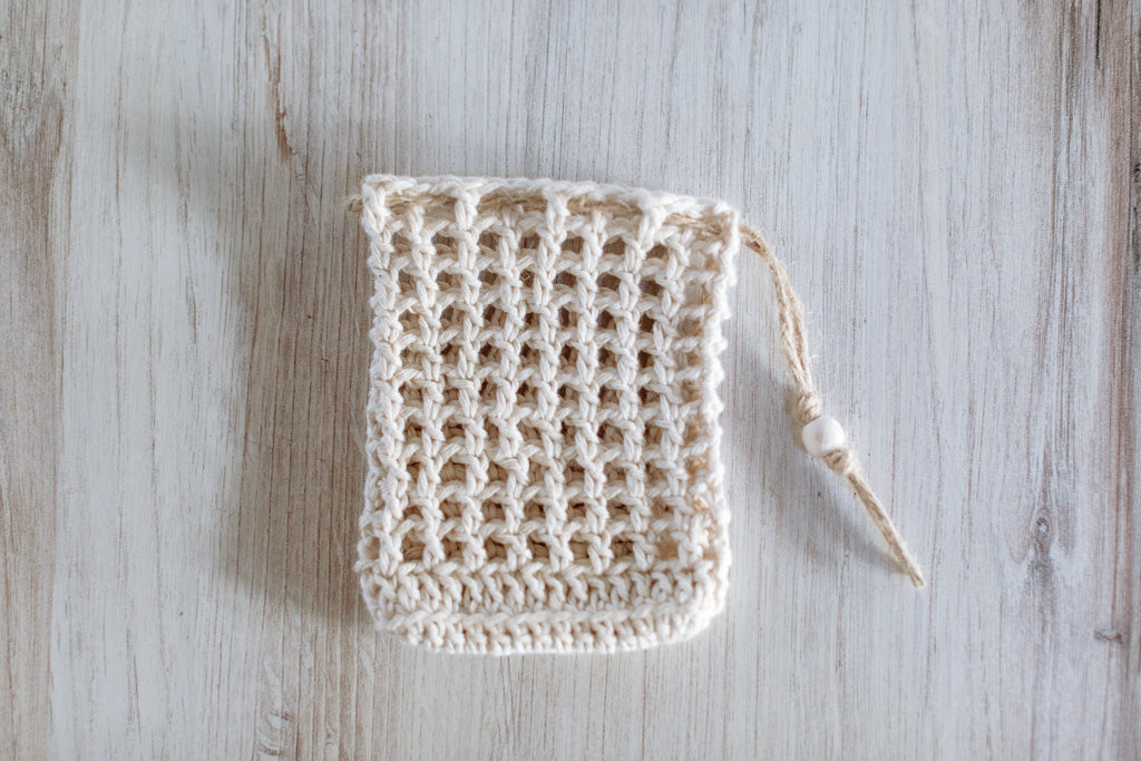 Organic Cotton Soap Bag