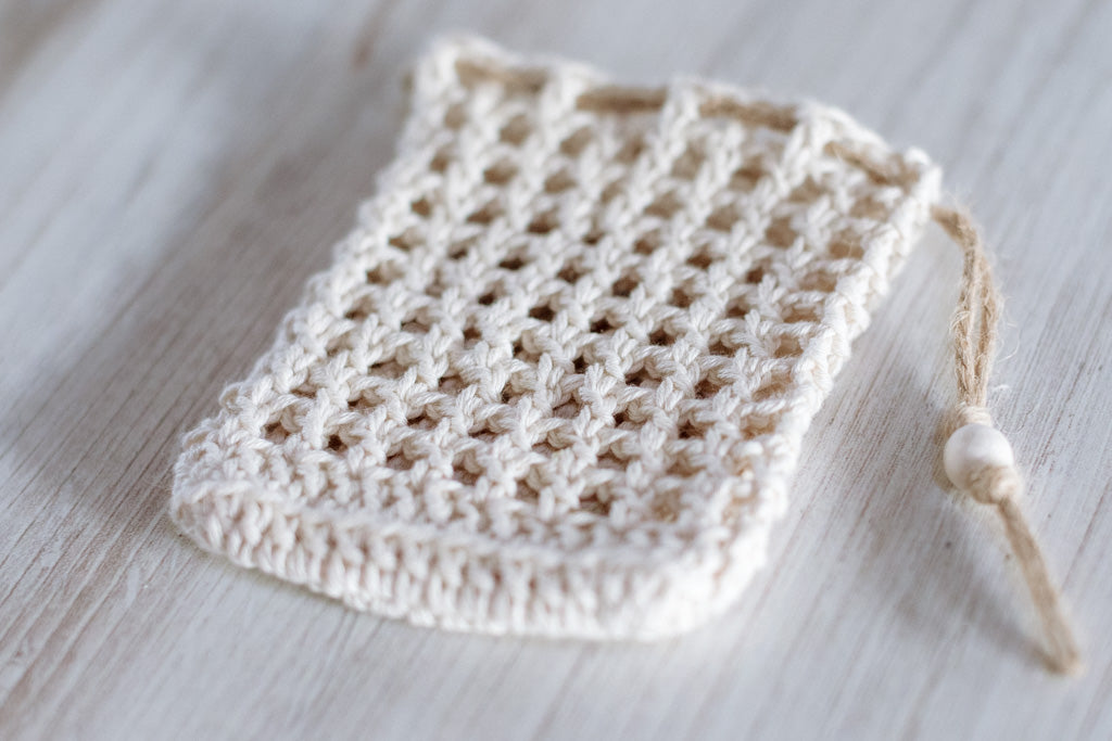 Organic Cotton Soap Bag