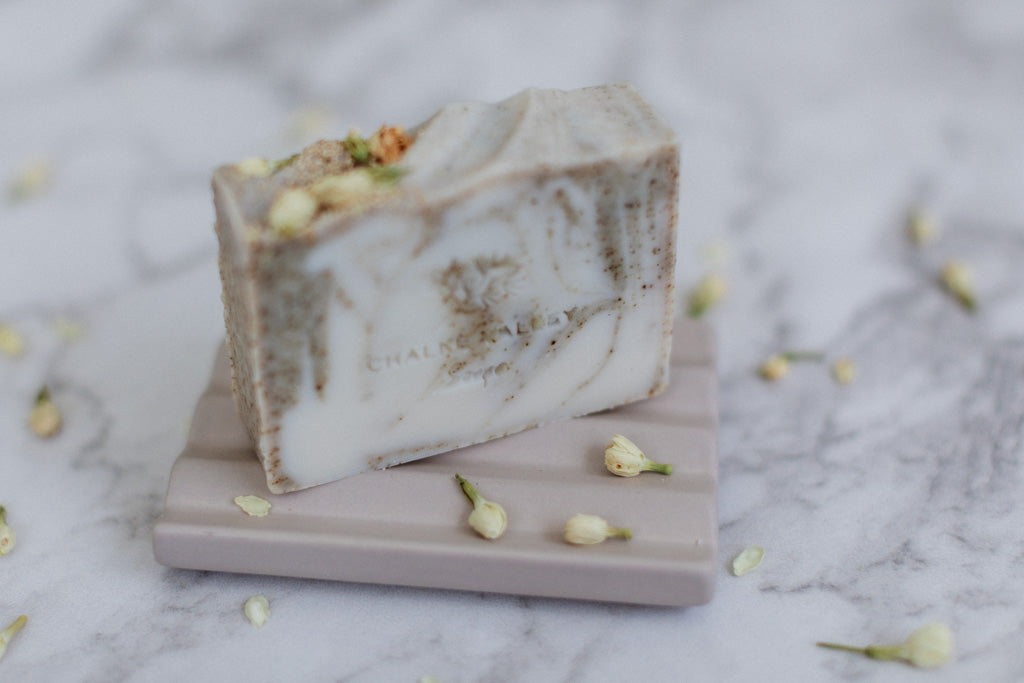 White Jasmine ▽ Botanical Soap Bar