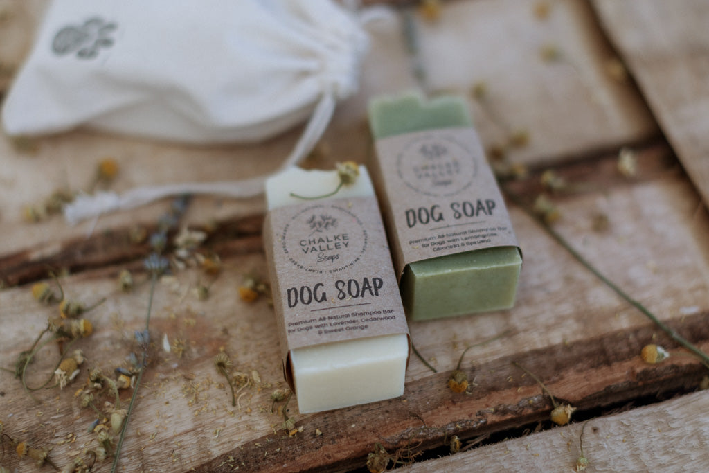 Dog Soap Duo in Canvas Pouch