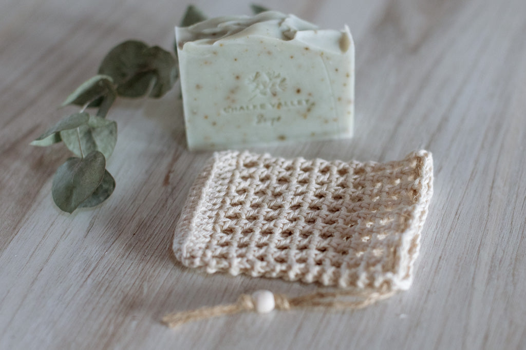 Organic Cotton Soap Bag