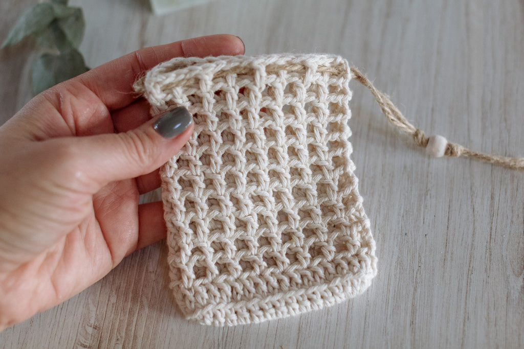 Organic Cotton Soap Bag