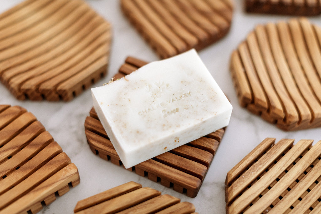 Wooden Soap Dish (Leaf)