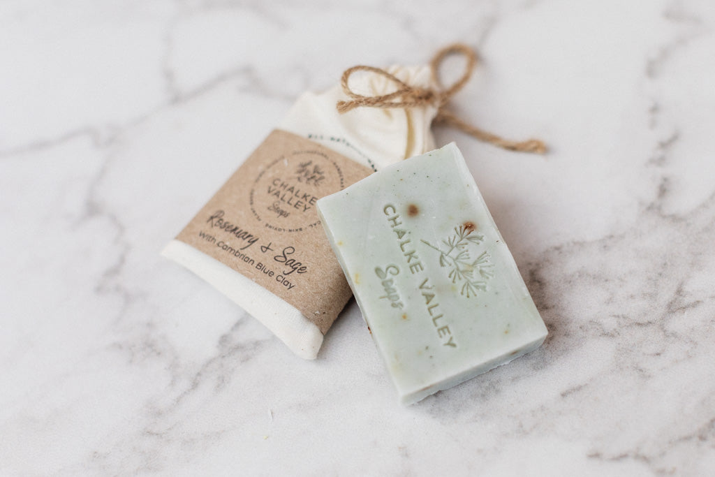 Mini Soap Bar in Cotton Bag