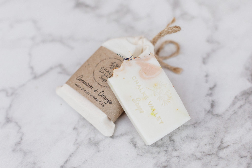 Mini Soap Bar in Cotton Bag