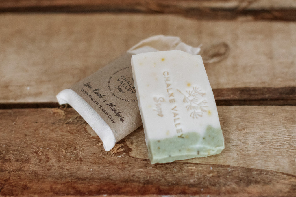 Mini Soap Bar in Cotton Bag