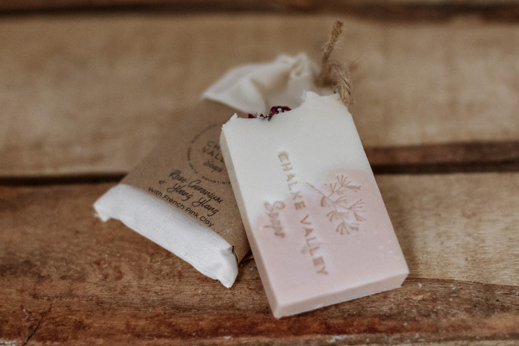 Mini Soap Bar in Cotton Bag