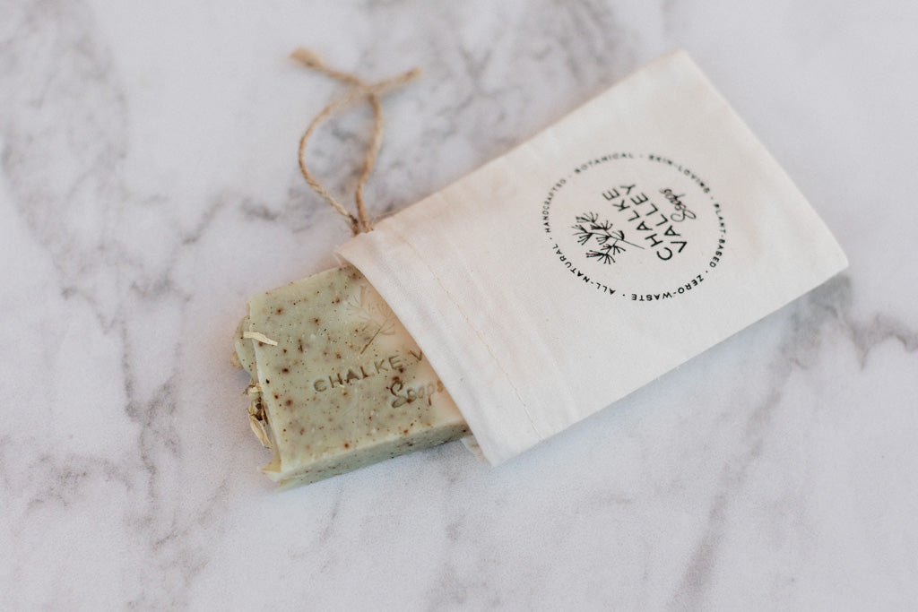 Mini Soap Bar in Cotton Bag