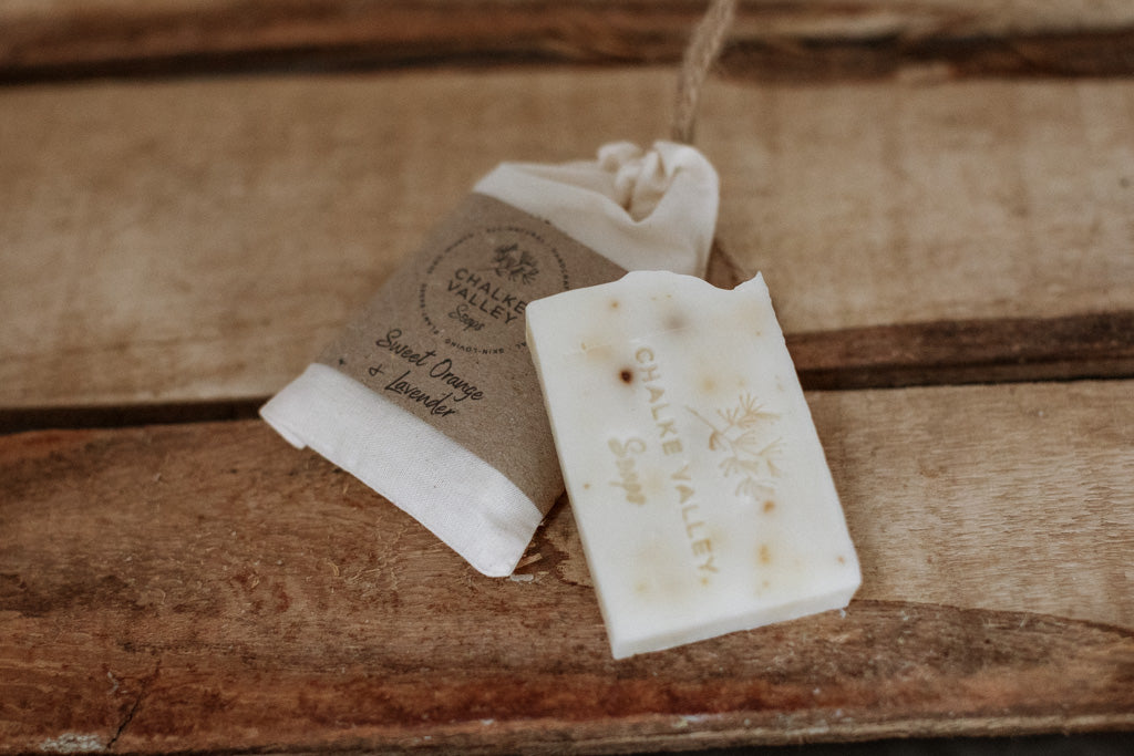 Mini Soap Bar in Cotton Bag