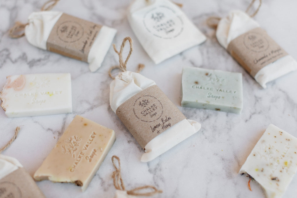 Mini Soap Bar in Cotton Bag