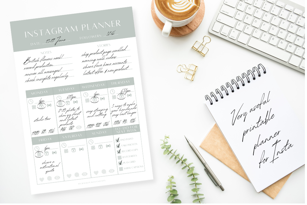 Printable Instagram Planner